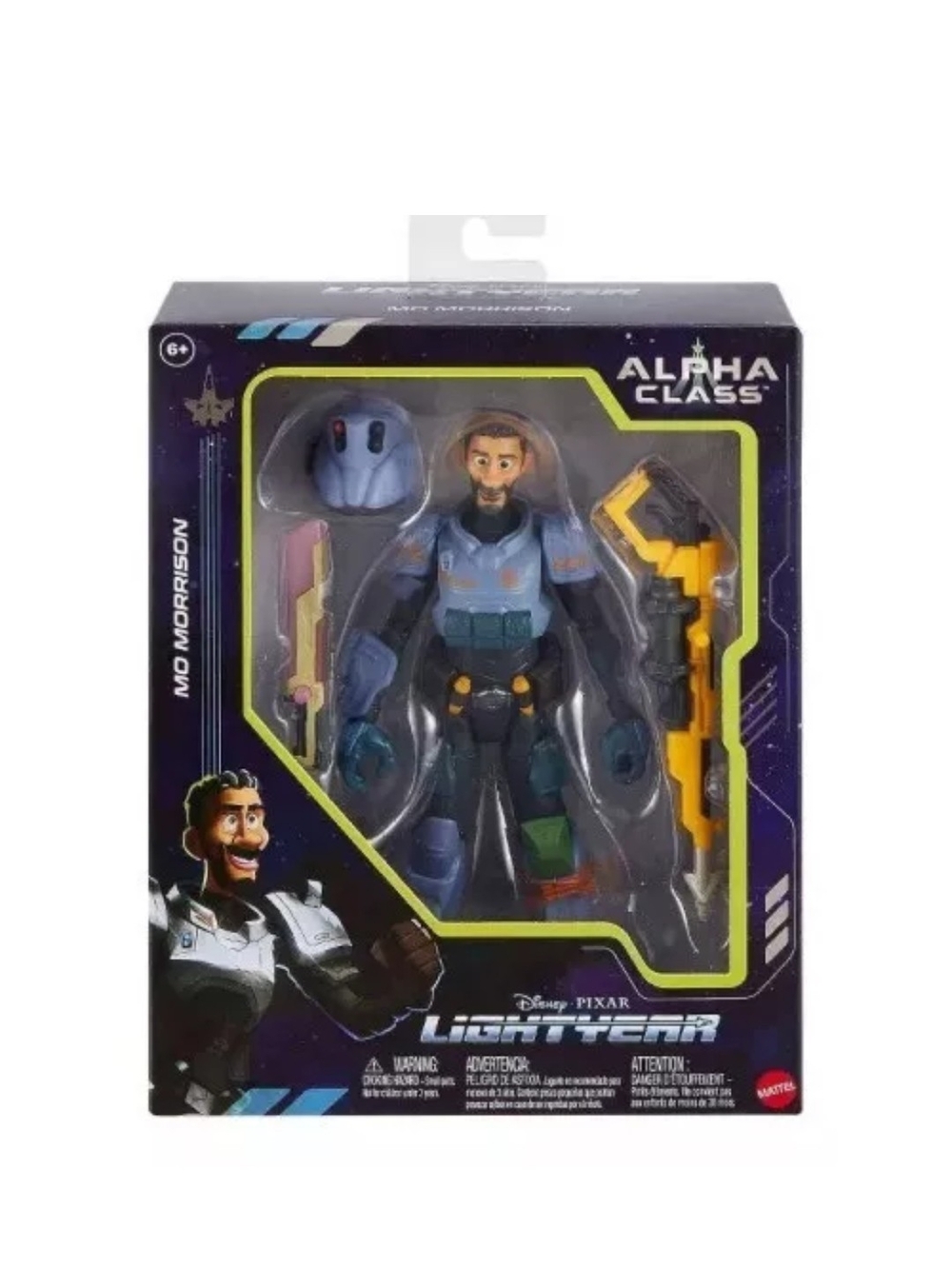 Disney Pixar Lightyear Alpha Class Mo Morrison Action Figure - Blue